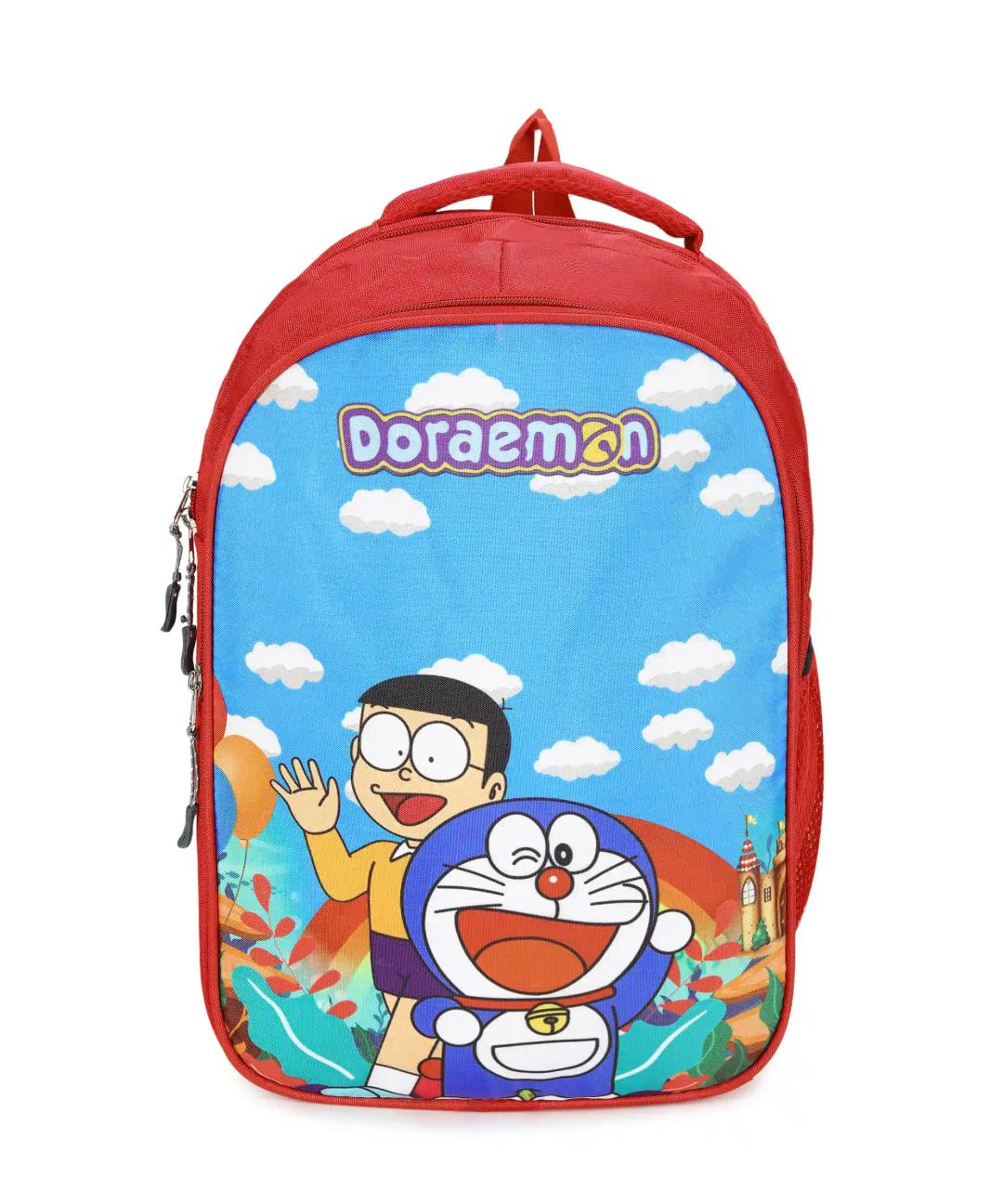 Red Doraemon School Bag