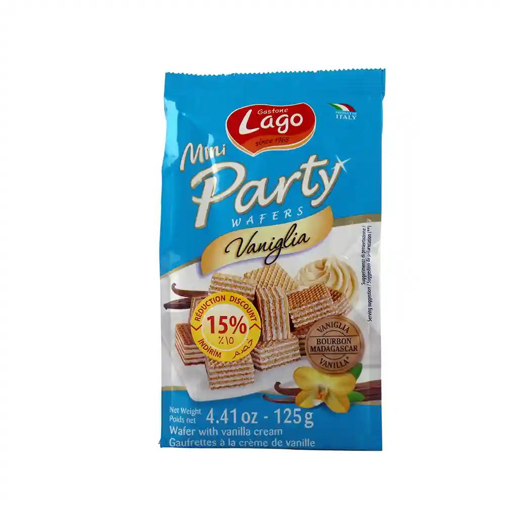 Lago Mini Party Wafers Vanilla Cream 125g