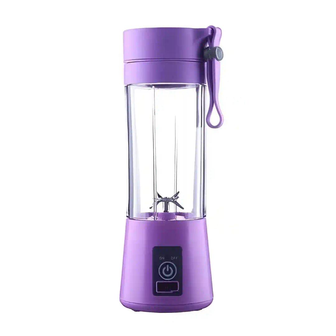 KHUSHIYA ENTERPRISE Portable Blender for Juices, Shakes, Smoothies, Baby Food, Crushes Hard Ingredients, 230W Motor, 4000mah Rechargeable Battery, Stainless Steel Blades, 380ml