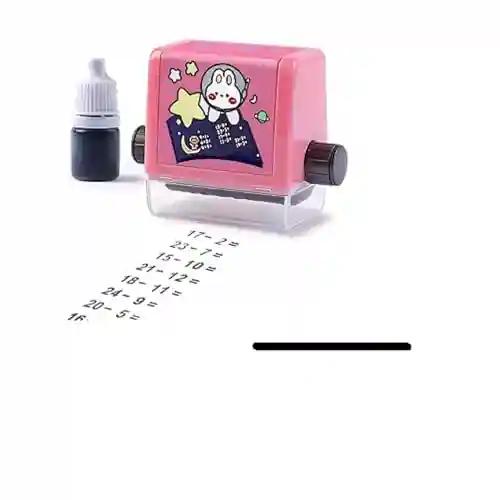 KHUSHIYA ENTERPRISE Kawaii Anime Character Rubber Stamp, Drawing Marker for Kids and Adults, Small with Wooden Handle