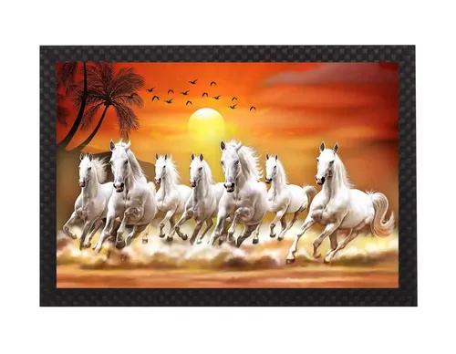 Horse Wall Painting For Home Decoration Pack of 1 (50 x 35 Cm)- Pattern 148