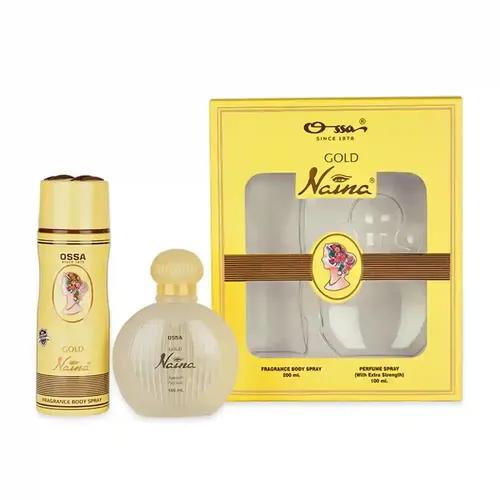 GOLD NAINA GIFT SET EDP 100ML+ DEO 200ML