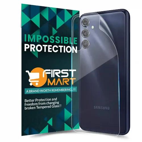 FIRST MART Screen Protector for Samsung Galaxy M34 5G - Edge to Edge Back 4 Layer Ultra Thin Unbreakable Membrane - Case Friendly Screen Coverage & Installation Kit (Crystal Clear)