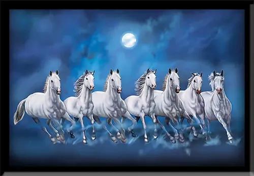 Horse Wall Painting For Home Decoration Pack of 1 (50 x 35 Cm)- Pattern 150