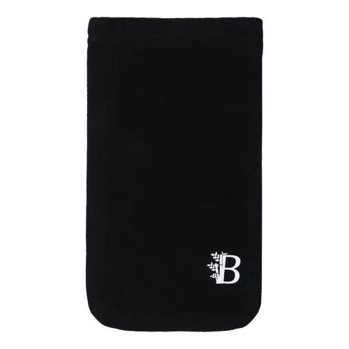 Bamboo Fabric Unisex Mobile Cover - Black