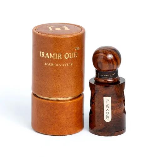 IRAMIR OUD Attar Black Oud Fragrance Long Lasting Luxury Perfume Scent For All Occasions, Travel Size Roll On For Women And Men Skin Friendly, 6Ml