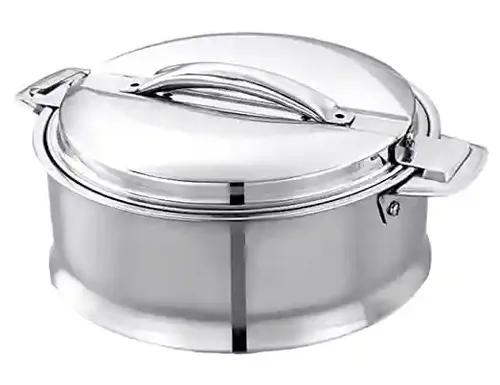 JVL Stainless Steel Double Wall Insulated Chapati Box - 1 L