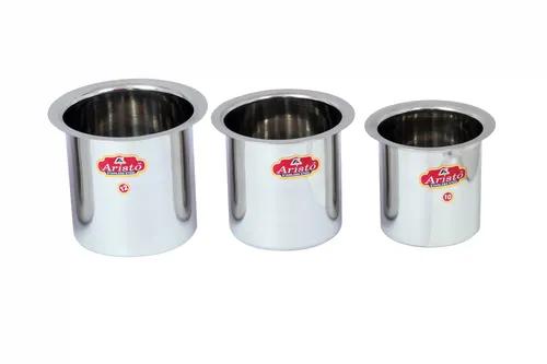 Aristo Stainless Steel Steel Milk Pot (880, 1250, 1600 Millilitres) Silver