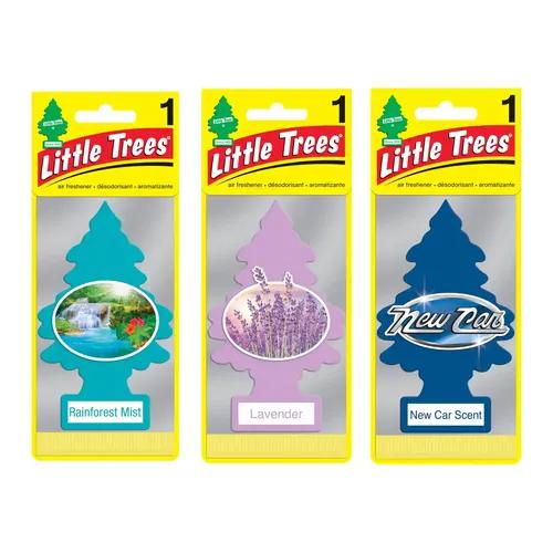 LITTLE TREES Rainforest Mist|Lavender|New Car Scent|Hanging Trees|Combo of 3