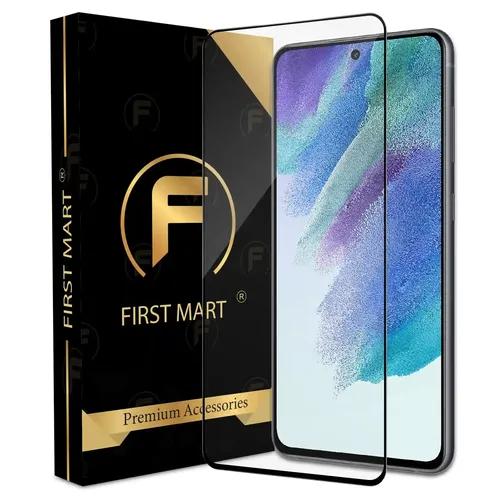 FIRST MART Screen Protector for Samsung Galaxy S21 FE 5G - Impossible Fiber Case Friendly Screen Protection & Installation Kit (Matte)