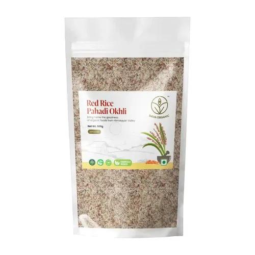 Shiva Organic Himalayan Red Rice 900 grams - Unpolished | High Protein, Fibre & Iron | Gluten Free | Perfect Alternative For Regular Rice - Sourced from Uttarakhand