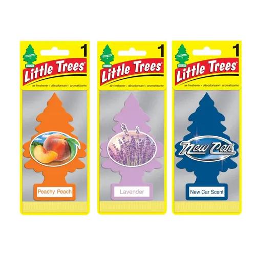 LITTLE TREES Peachy Peach|Lavender|New Car Scent|Hanging Trees|Combo of 3