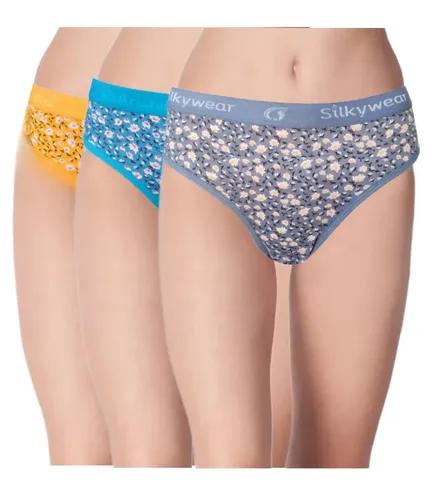 Premium Super Printed Hipster Panty Pack of 3 - Small