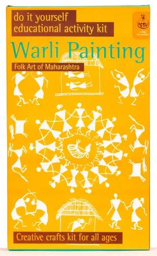 DIY Educational Colouring Kit -Warli Painting Of Maharashtra (5+ Years)