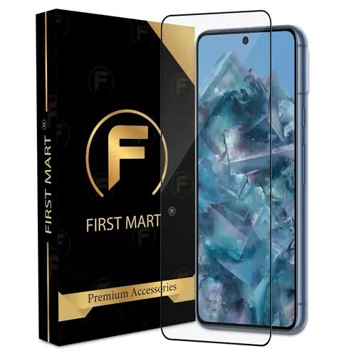 FIRST MART Premium Tempered Glass for Google Pixel 8 Pro 5G with Edge to Edge Coverage and Easy Installation Kit, Pack of 1