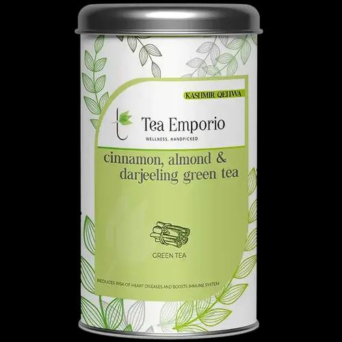 Kashmiri Kahwa Green Tea - 50 Gm Tin Caddy