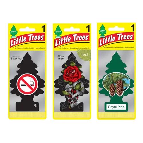 LITTLE TREES No Smoking Air|Rose Thorn|Royal Pine|Hanging Trees|Combo of 3