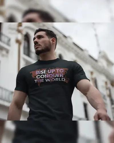 "World Conqueror: Rise Up" T-Shirt for Men - S