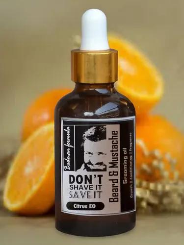 Beard & Mustache Oil Pure Citrus Botanical