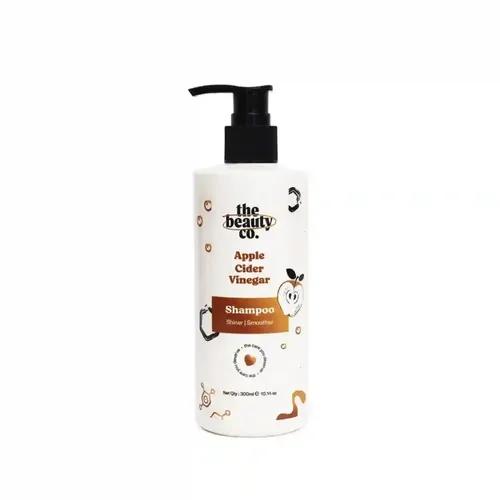 The Beauty Co Apple Cider Vinegar Shampoo for Dandruff Control 300 ml | Paraben Free | Dandruff Control | Hair Fall Control | Almond Oil | Unisex Adult