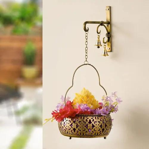 Dartistry® Flower Basket For Home Decor/Indoor and Outdoor Decoration Items/Balcony Decoration Item