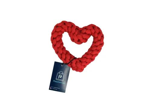 Pawstomize Dog Heart Rope Toy