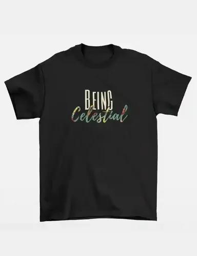 Being Celestial - Unisex Regular Fit Black T-shirt - S